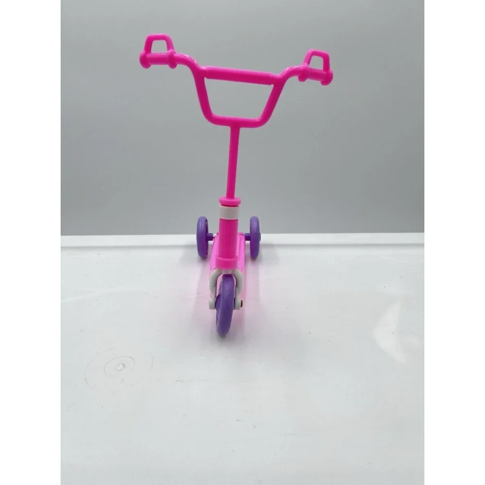Vtg Mattel 1988 Pink Purple Barbie Skipper Doll Picnic Party Scooter Arco Stacie
